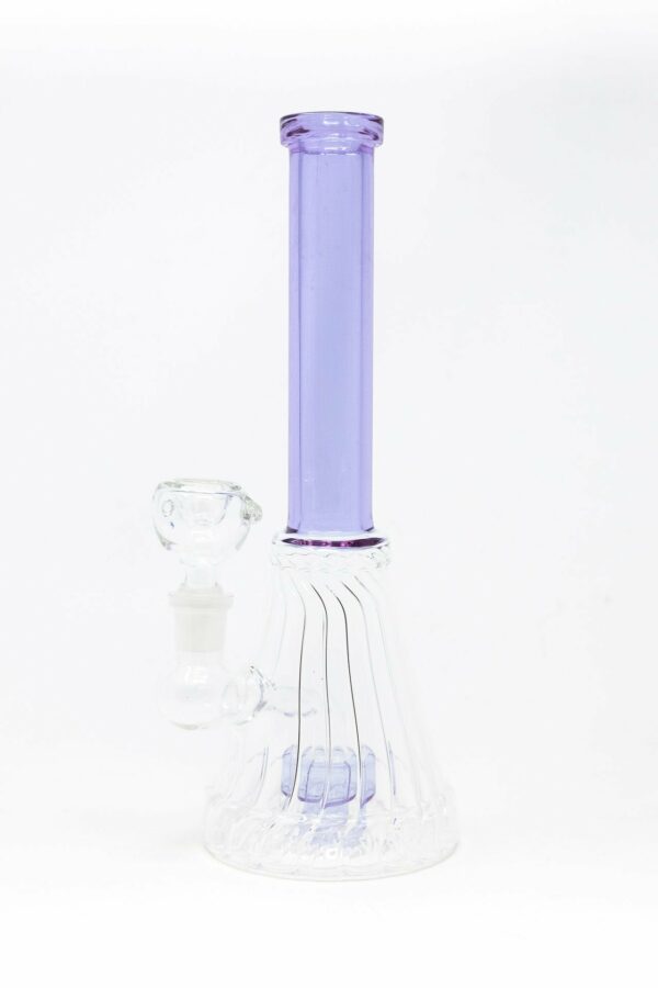 Shop 10" Purple Twisted Base Bong in australian