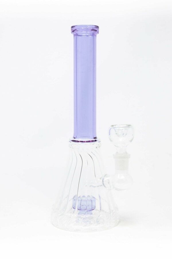 Shop 10" Purple Twisted Base Bong in australian