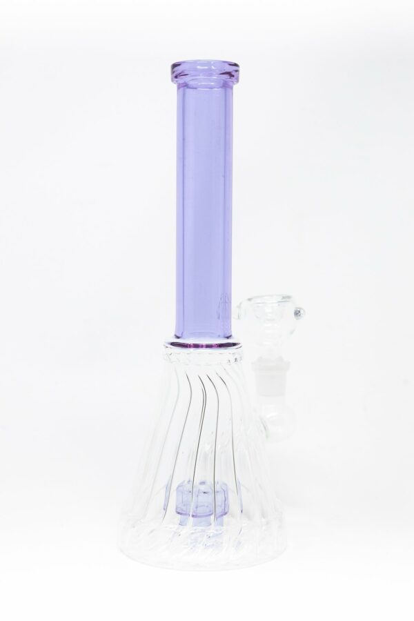 Shop 10" Purple Twisted Base Bong in australian