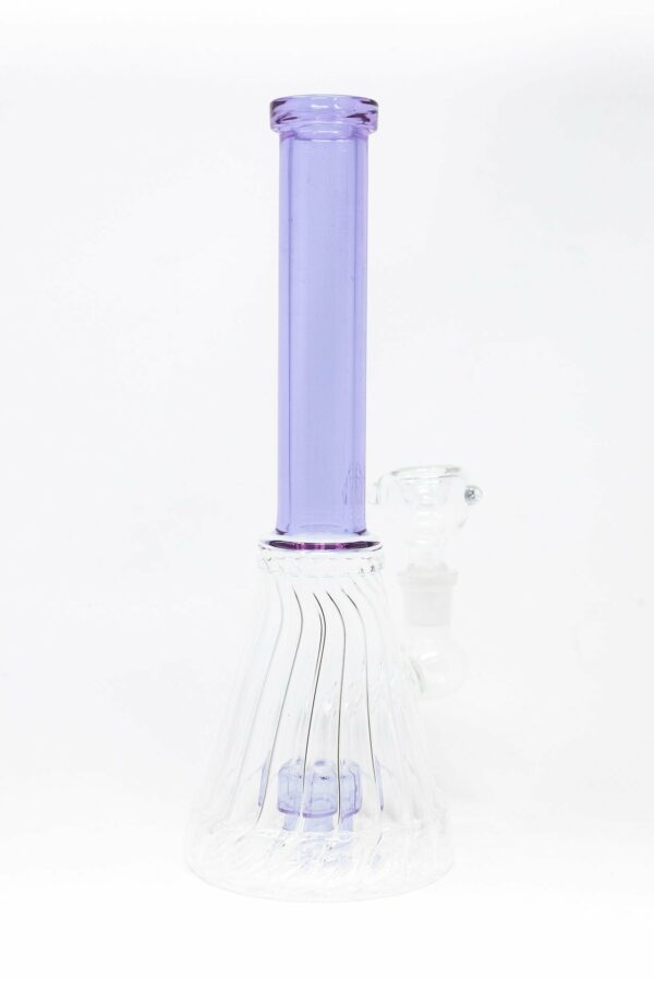 Shop 10" Purple Twisted Base Bong in australian