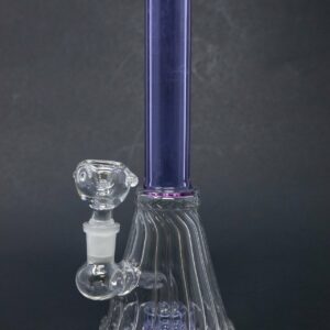 Shop 10" Purple Twisted Base Bong in australian