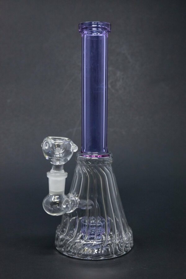Shop 10" Purple Twisted Base Bong in australian