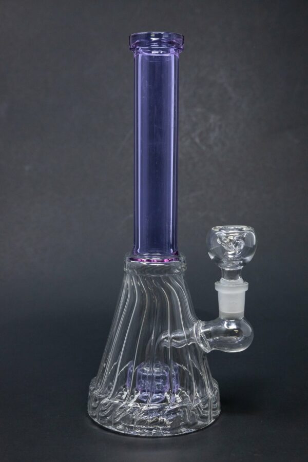 Shop 10" Purple Twisted Base Bong in australian
