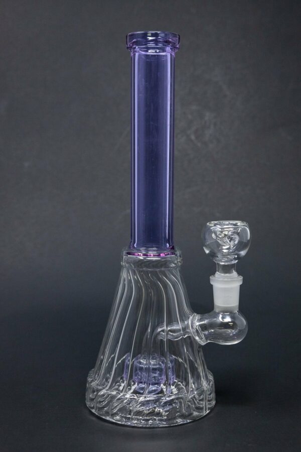 Shop 10" Purple Twisted Base Bong in australian