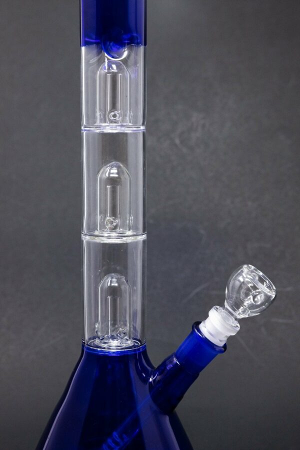 Shop 14" Neon Triple Percolator Neon Bong w/ Ice Catcher in australian