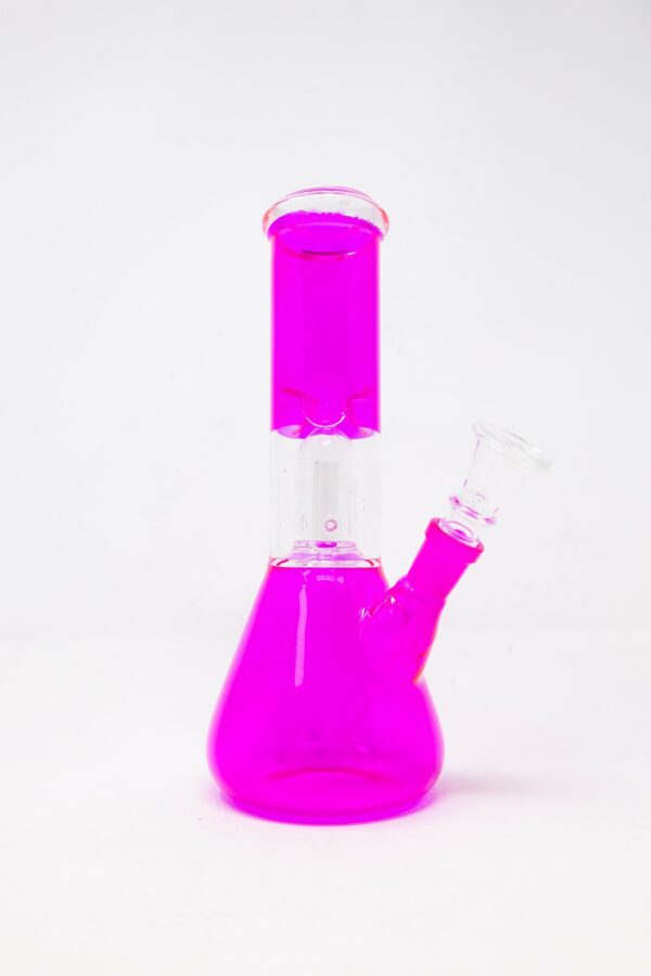 Shop 8" Pink Single Percolator Bong w/ Ice Catcher in australian