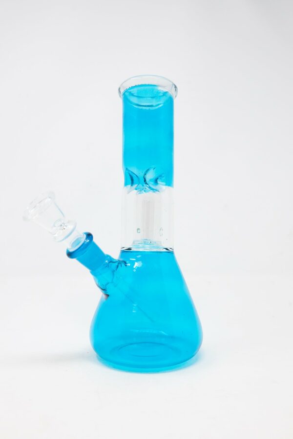 Shop 8" Teal Single Perk Bong w/ Ice Catcher in australian