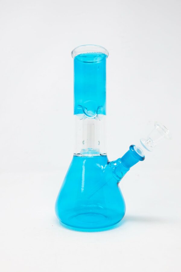 Shop 8" Teal Single Perk Bong w/ Ice Catcher in australian
