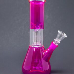 Shop 8" Pink Single Percolator Bong w/ Ice Catcher in australian