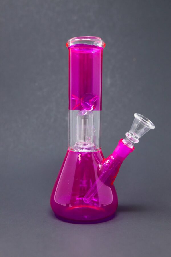 Shop 8" Pink Single Percolator Bong w/ Ice Catcher in australian