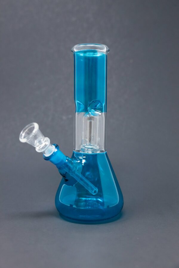 Shop 8" Teal Single Perk Bong w/ Ice Catcher in australian