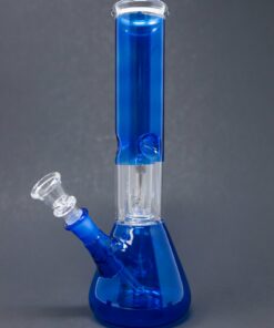 Shop 10" Blue Single Percolator Bong in australian