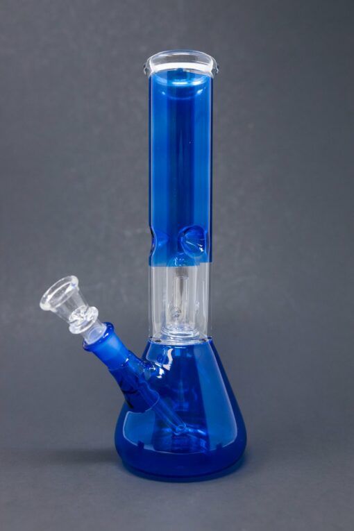 Shop 10" Blue Single Percolator Bong in australian