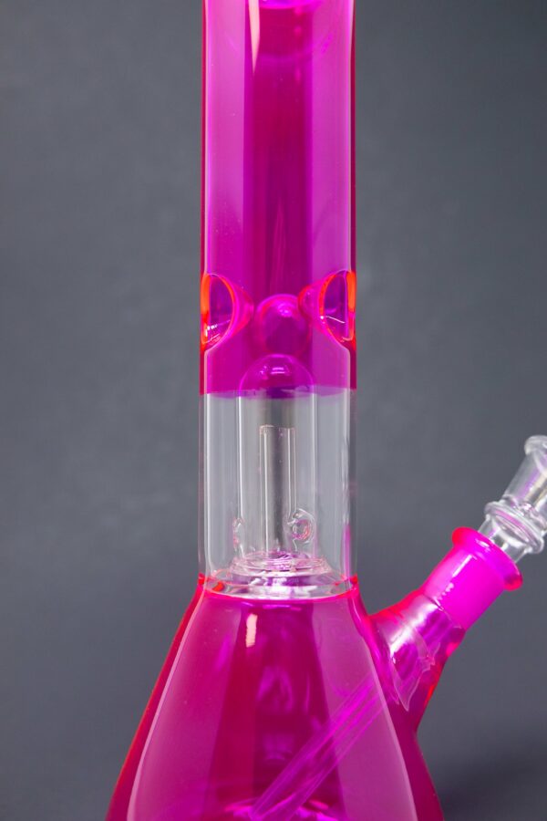 Shop 10" Neon Pink Single Percolator Bong in australian