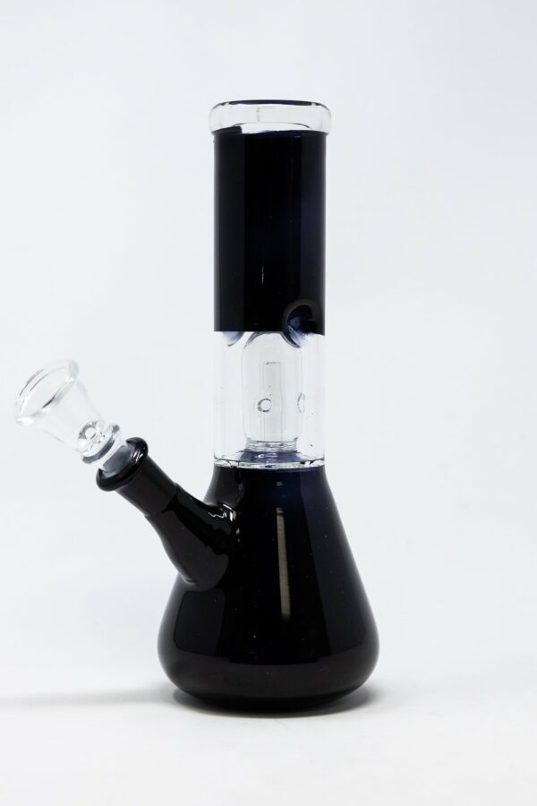 Shop 8" Black Beaker Base Bong w/ Ice Catcher and Percolator in australian