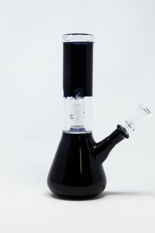 Shop 8" Black Beaker Base Bong w/ Ice Catcher and Percolator in australian