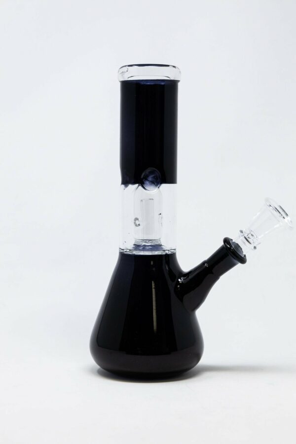 Shop 8" Black Beaker Base Bong w/ Ice Catcher and Percolator in australian