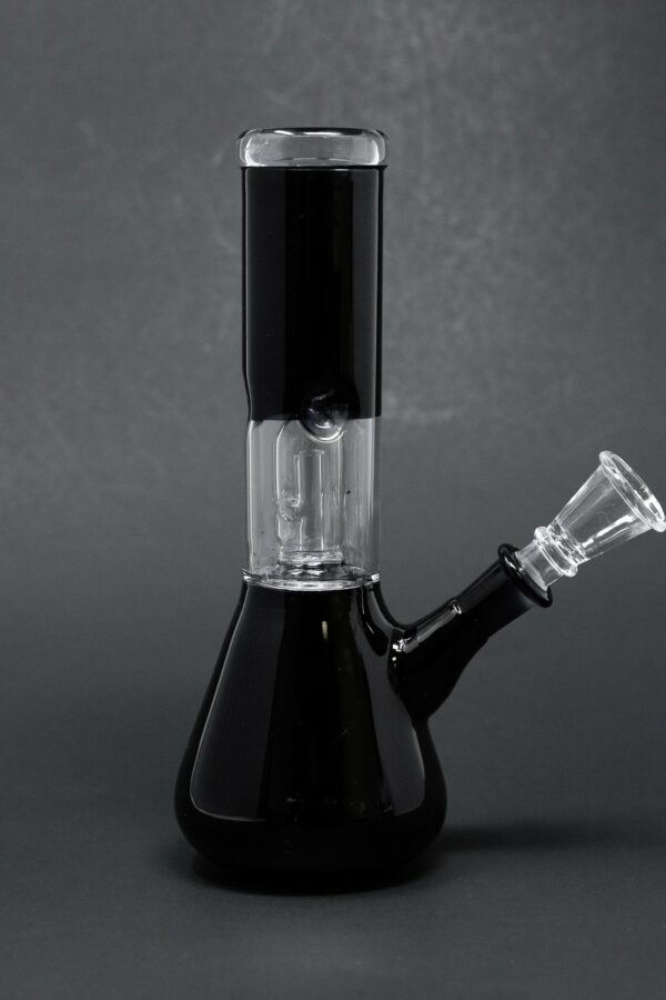 Shop 8" Black Beaker Base Bong w/ Ice Catcher and Percolator in australian