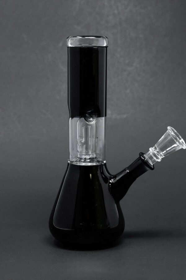 Shop 8" Black Beaker Base Bong w/ Ice Catcher and Percolator in australian