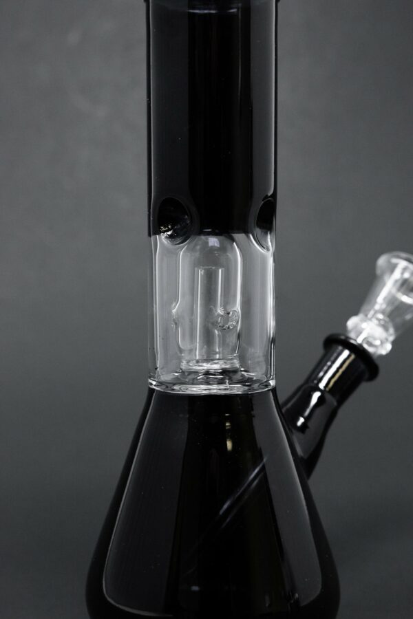 Shop 8" Black Beaker Base Bong w/ Ice Catcher and Percolator in australian
