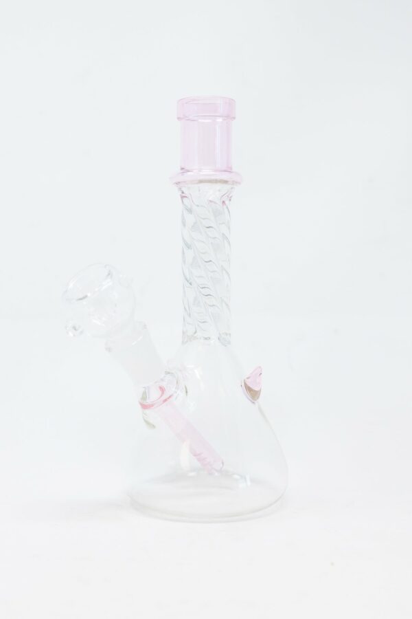 Shop 7" Pink Twisted Devil Bong in australian