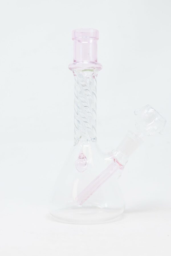 Shop 7" Pink Twisted Devil Bong in australian