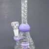 Shop 8" Slime Purple Twisted Neck Bong in australian