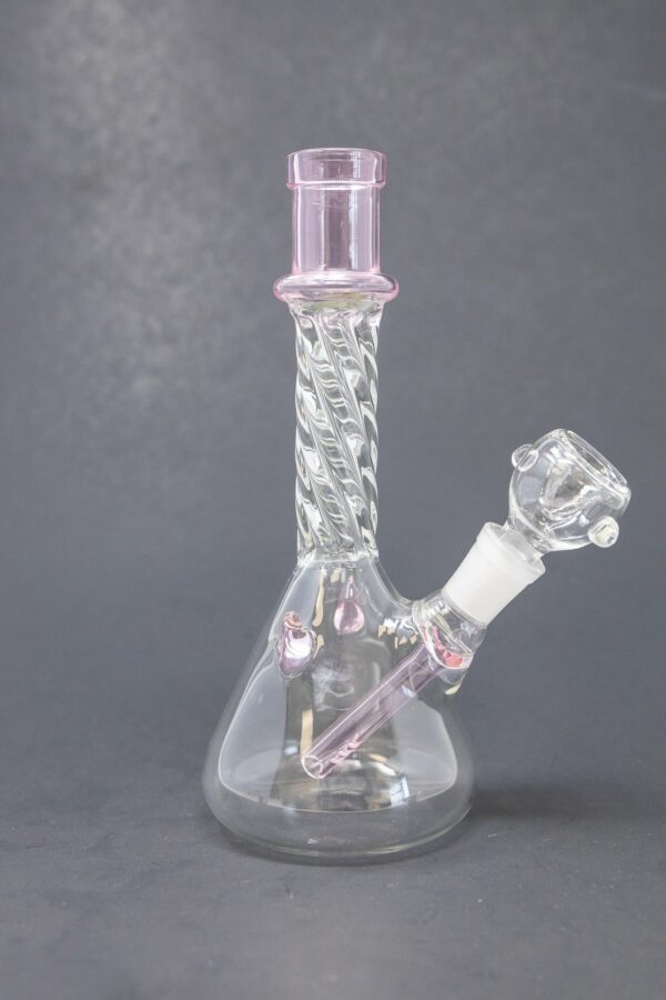 Shop 7" Pink Twisted Devil Bong in australian