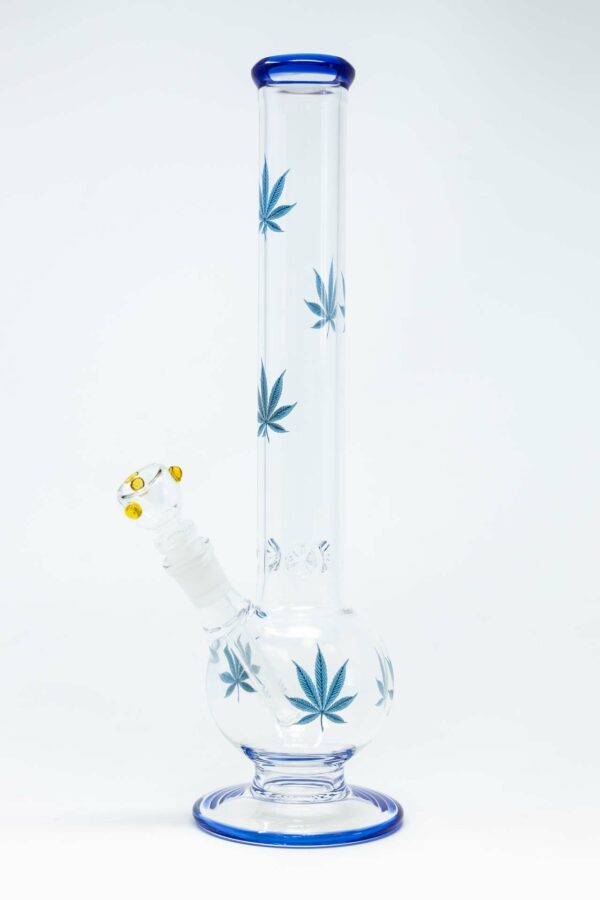 Shop 14" Blue Leaf Bubble Bottom w/ Ice Catcher in australian