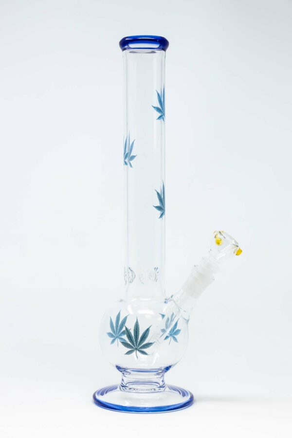 Shop 14" Blue Leaf Bubble Bottom w/ Ice Catcher in australian
