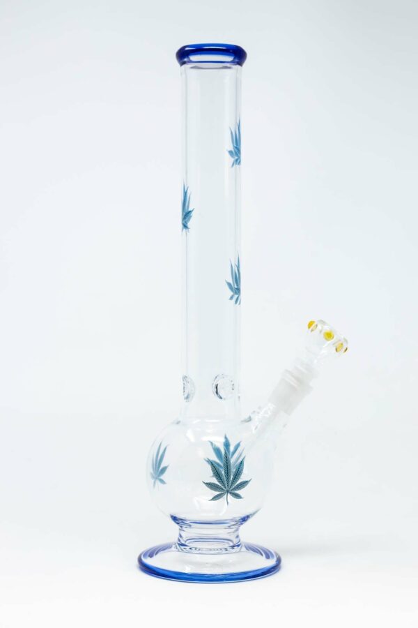 Shop 14" Blue Leaf Bubble Bottom w/ Ice Catcher in australian