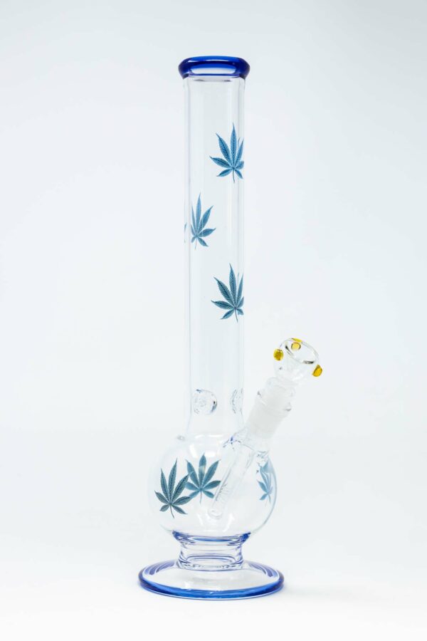 Shop 14" Blue Leaf Bubble Bottom w/ Ice Catcher in australian