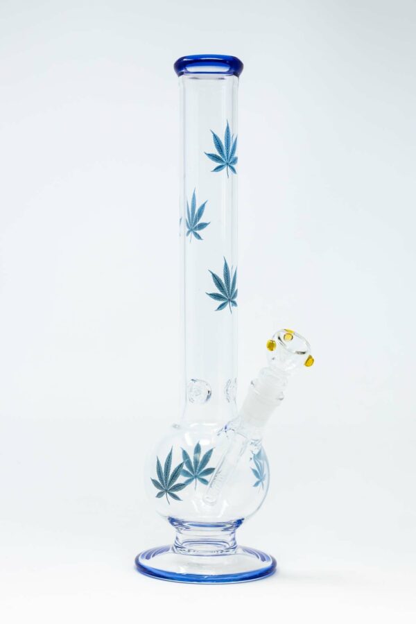 Shop 14" Blue Leaf Bubble Bottom w/ Ice Catcher in australian