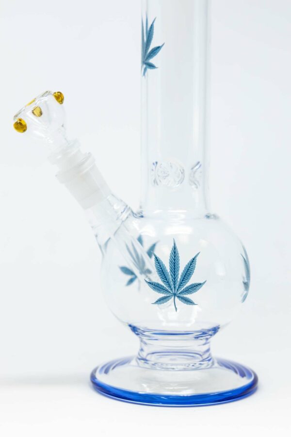 Shop 14" Blue Leaf Bubble Bottom w/ Ice Catcher in australian