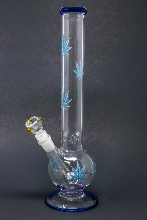 Shop 14" Blue Leaf Bubble Bottom w/ Ice Catcher in australian
