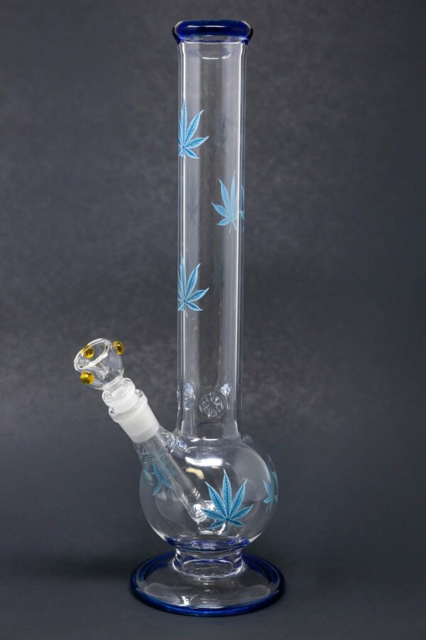 Shop 14" Blue Leaf Bubble Bottom w/ Ice Catcher in australian