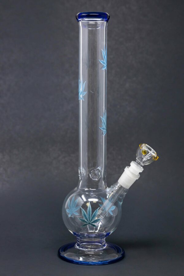 Shop 14" Blue Leaf Bubble Bottom w/ Ice Catcher in australian