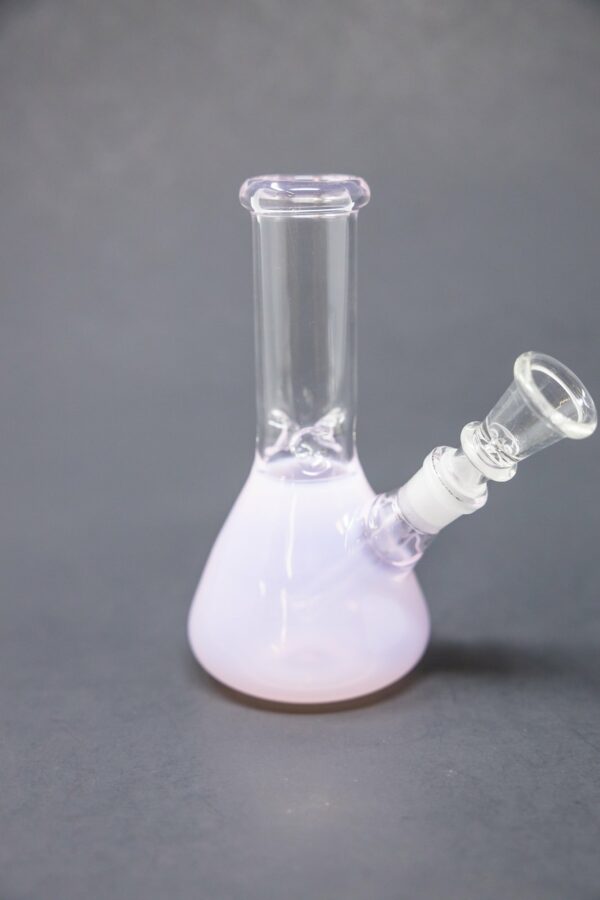 Shop 6" Pink Iridescent Beaker Bong w/ Ice Catcher in australian