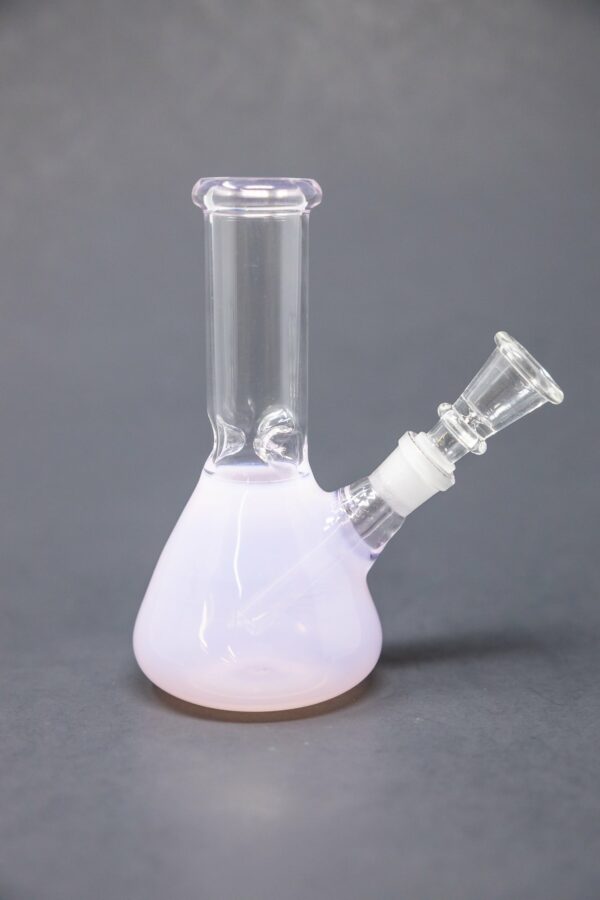 Shop 6" Pink Iridescent Beaker Bong w/ Ice Catcher in australian
