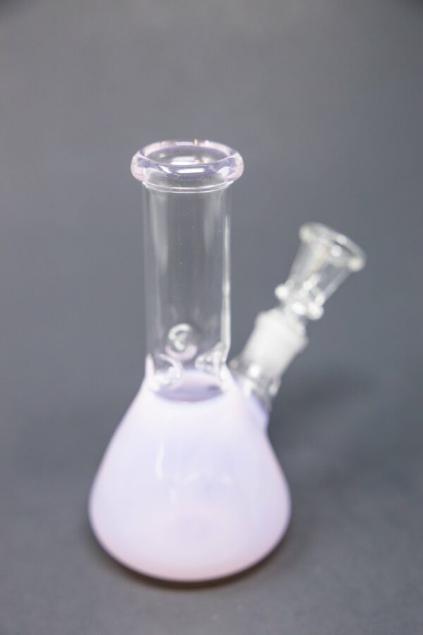 Shop 6" Pink Iridescent Beaker Bong w/ Ice Catcher in australian