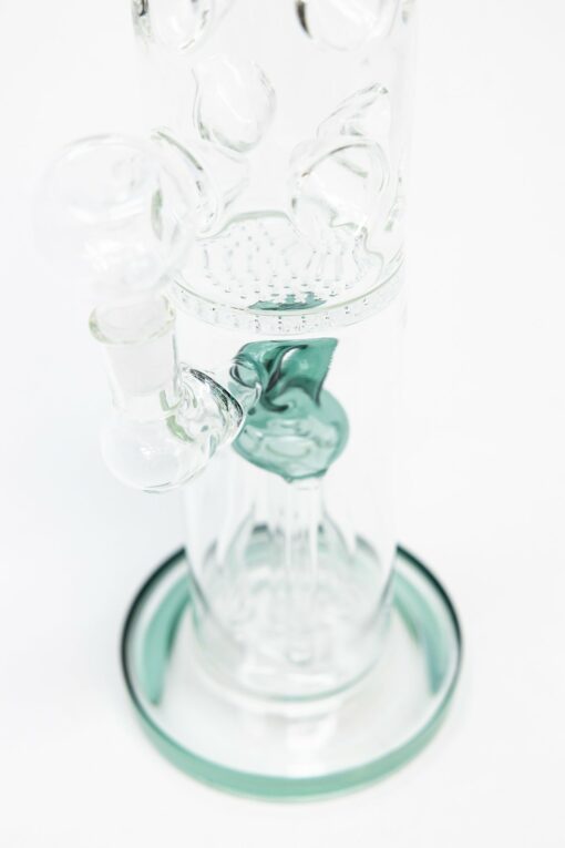 Shop 16" Dark Green Jellyfish Honeycomb Bong in australian