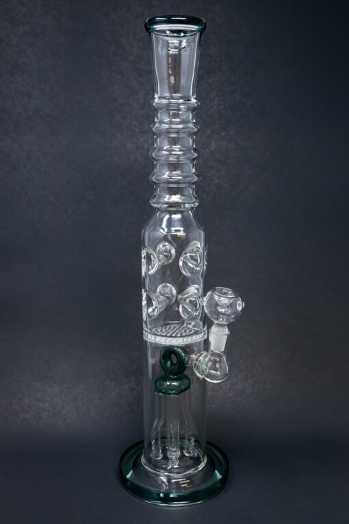 Shop 16" Dark Green Jellyfish Honeycomb Bong in australian