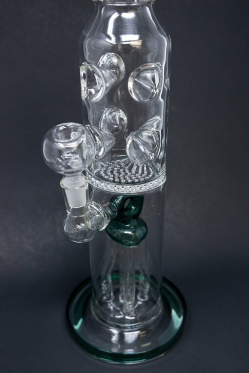 Shop 16" Dark Green Jellyfish Honeycomb Bong in australian