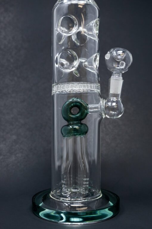Shop 16" Dark Green Jellyfish Honeycomb Bong in australian