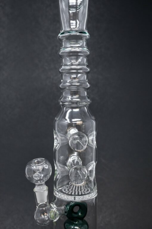 Shop 16" Dark Green Jellyfish Honeycomb Bong in australian