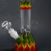 Shop 8" Rasta Designer Beaker Bong w/ Ice Catcher in australian