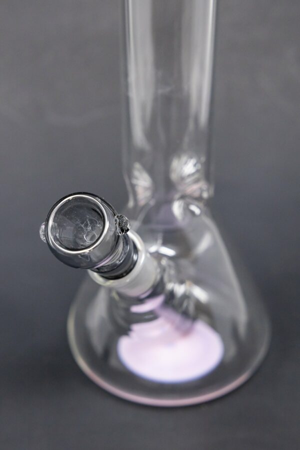 Shop 10" Milky Pink Middle Accent Beaker Bong in australian