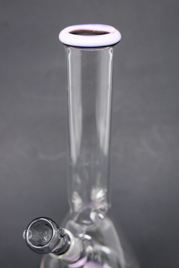 Shop 10" Milky Pink Middle Accent Beaker Bong in australian