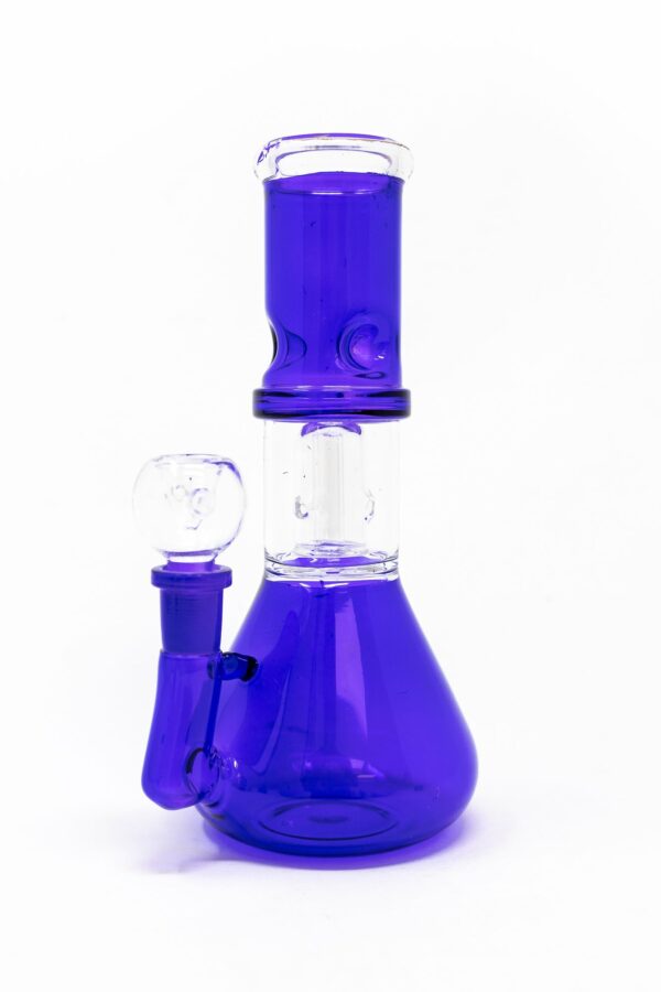 Shop 8" Purple Side Joint Beaker w/ Percolator & Ice Catcher in australian