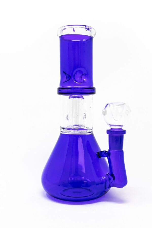 Shop 8" Purple Side Joint Beaker w/ Percolator & Ice Catcher in australian
